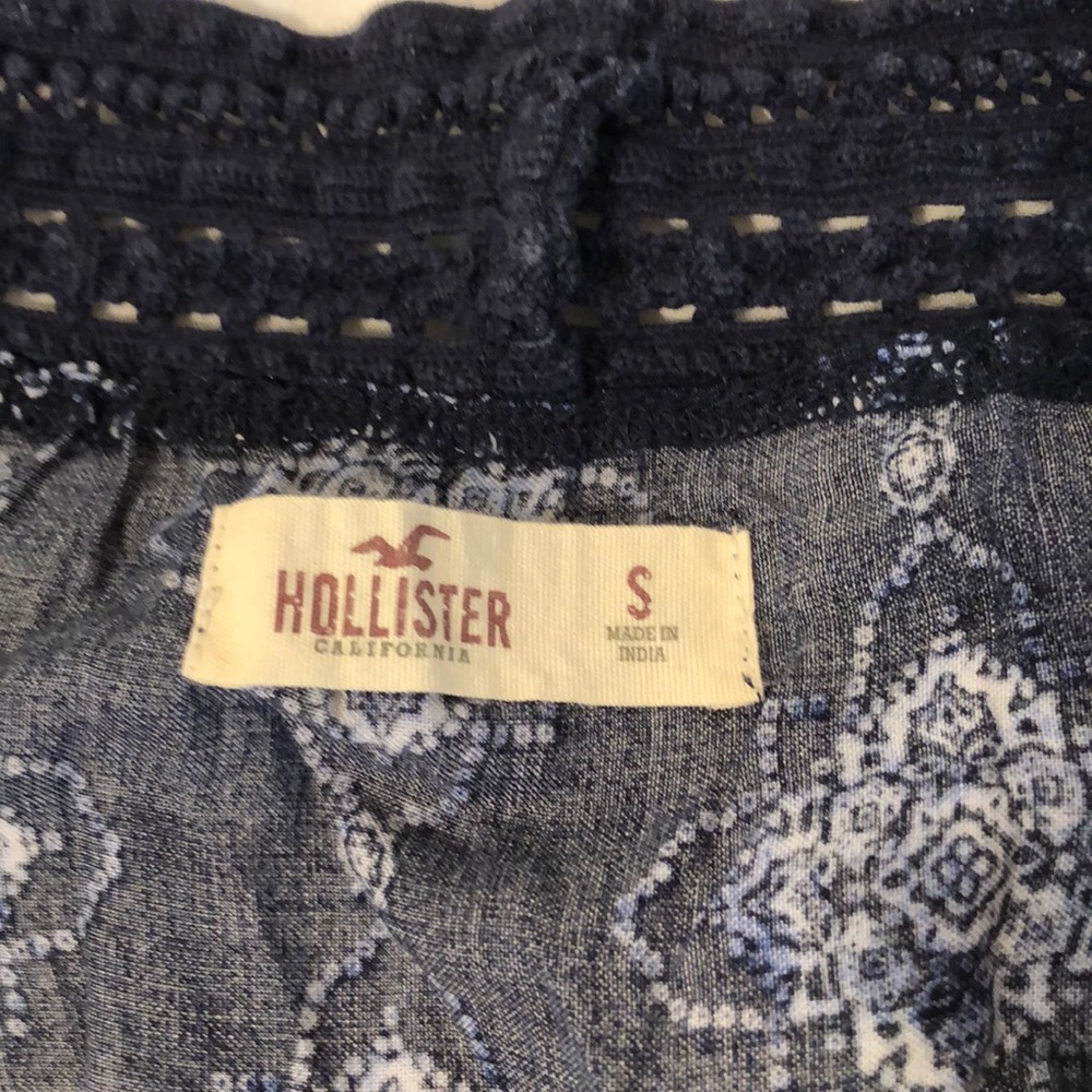 Blue Patterned Romper - Picture 2 of 7
